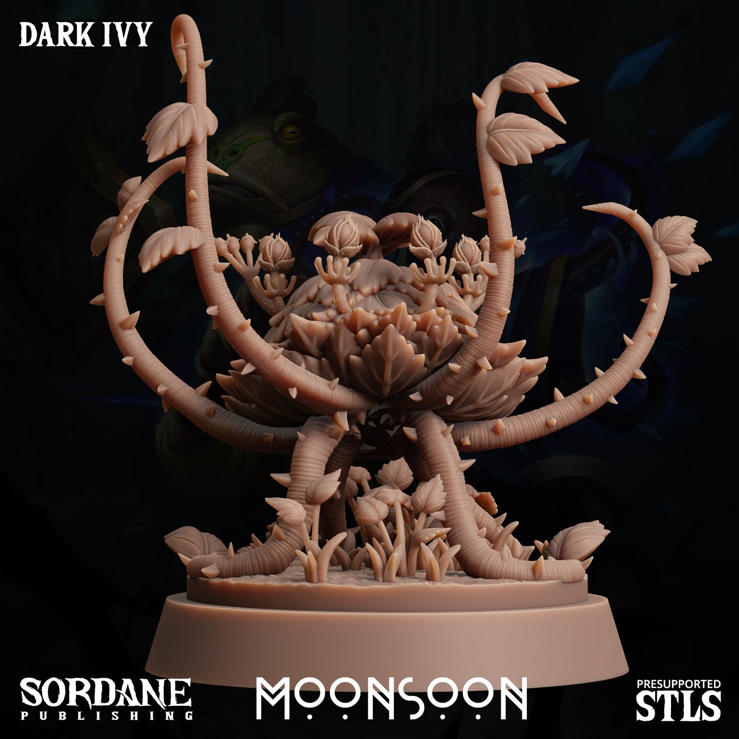 3D Printed Dark Ivy Miniature – Moonsoon 28-32mm D&D