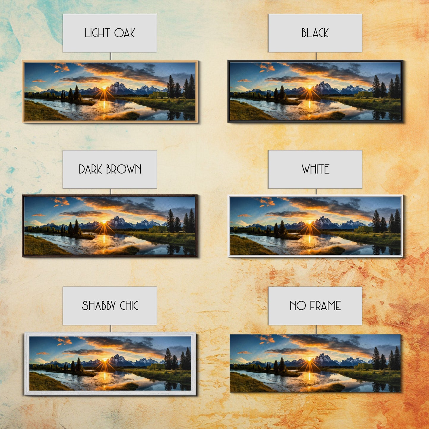 Grand Teton National Park Panoramic Print – Extra Large Wall Art