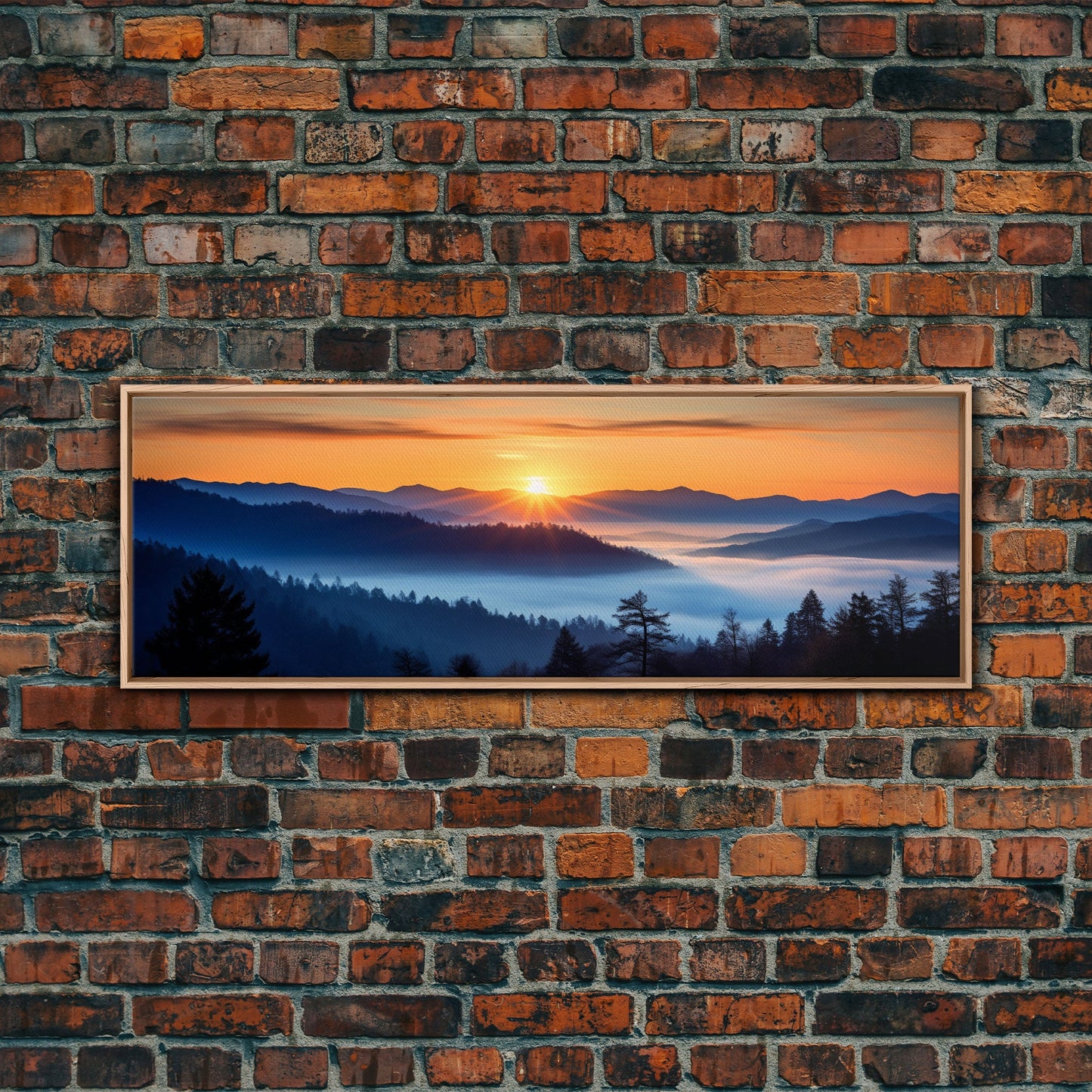 Great Smoky Mountains Panoramic Print – Extra Large Wall Art
