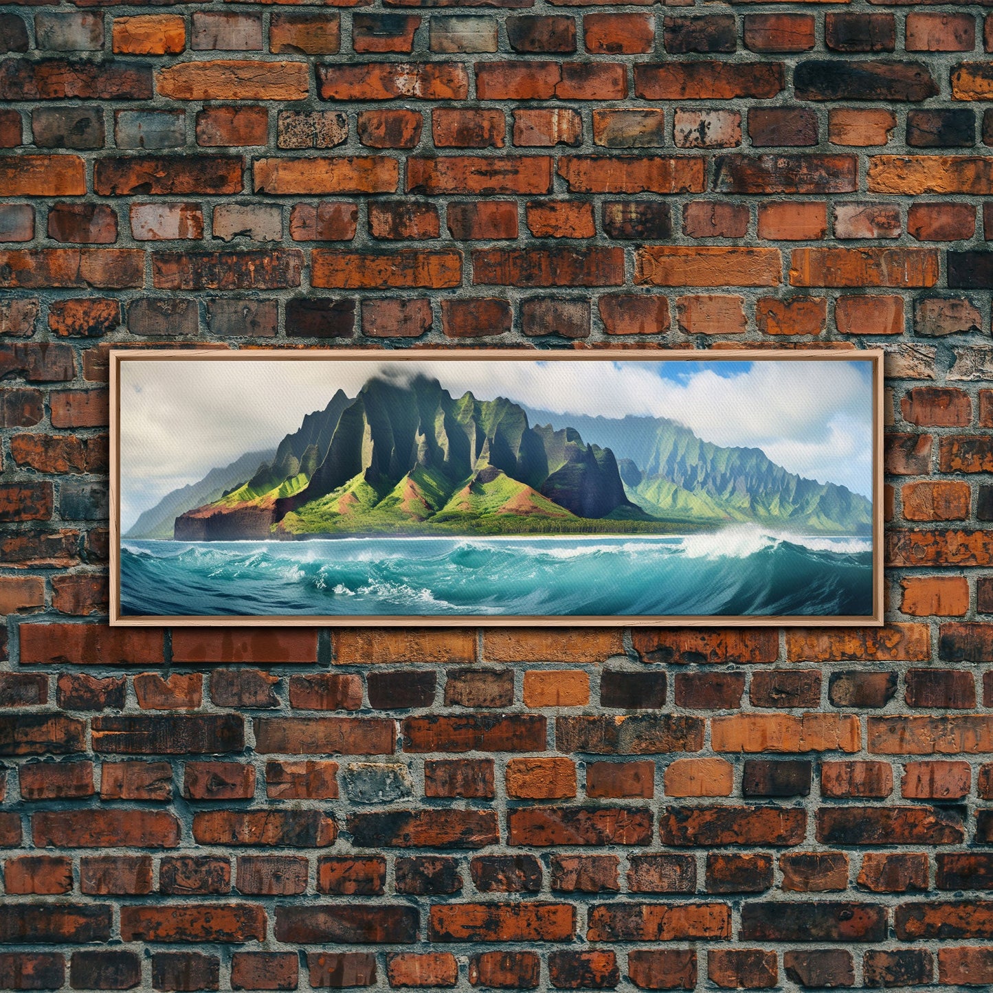 Na Pali Coast Hawaii Panoramic Print – Extra Large Wall Art