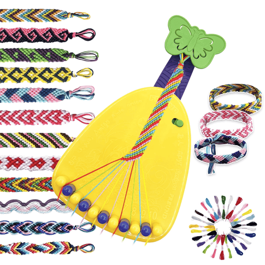 Braiding Friendship Bracelet Kit – Kids DIY Jewelry Making Set