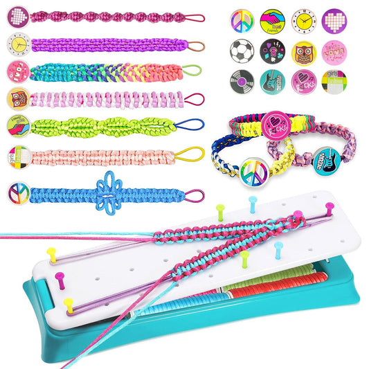Friendship Bracelet Making Kit – DIY Arts and Crafts Set
