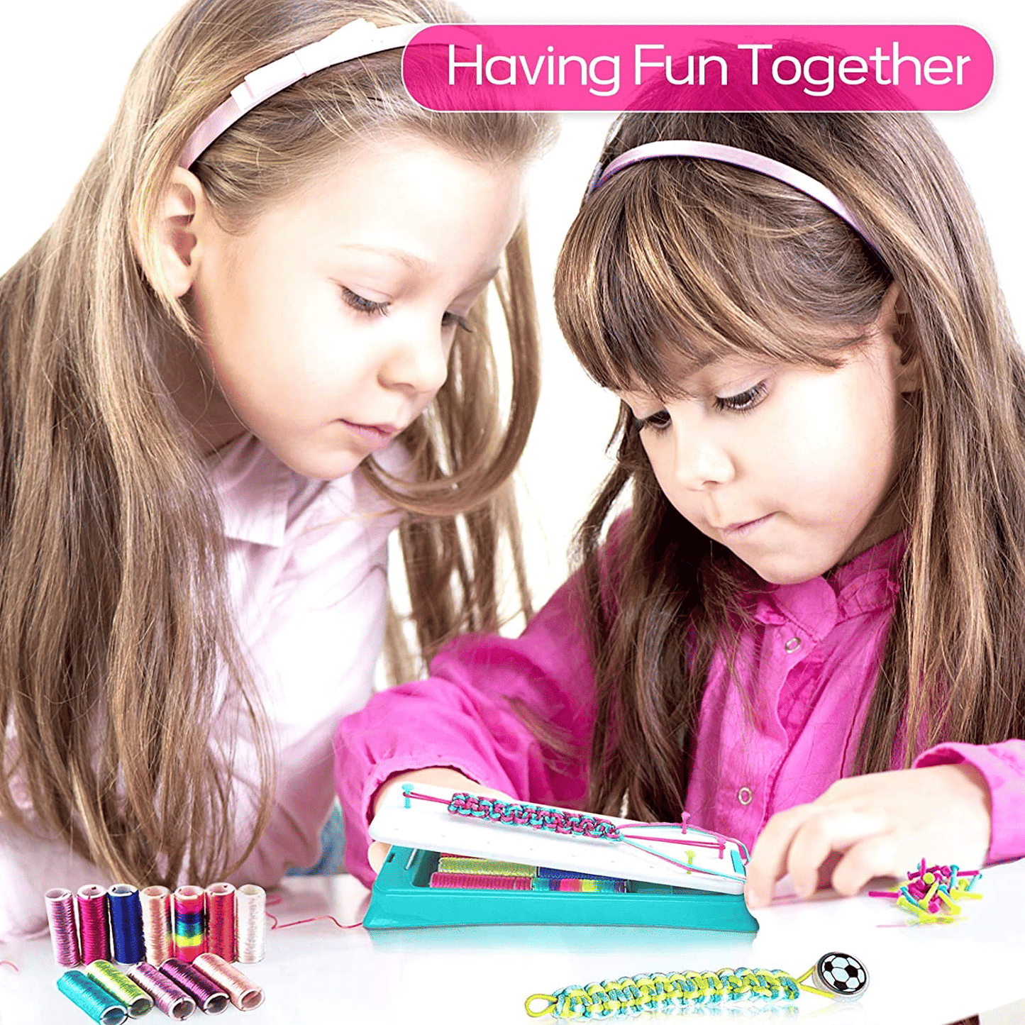 Loom Bracelet Making Kit – DIY Arts and Crafts Toys