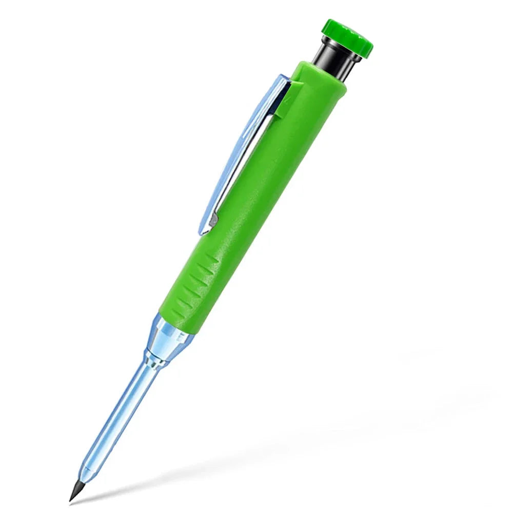 Solid Carpenter Pencil – Mechanical Woodworking Pencil with Refill