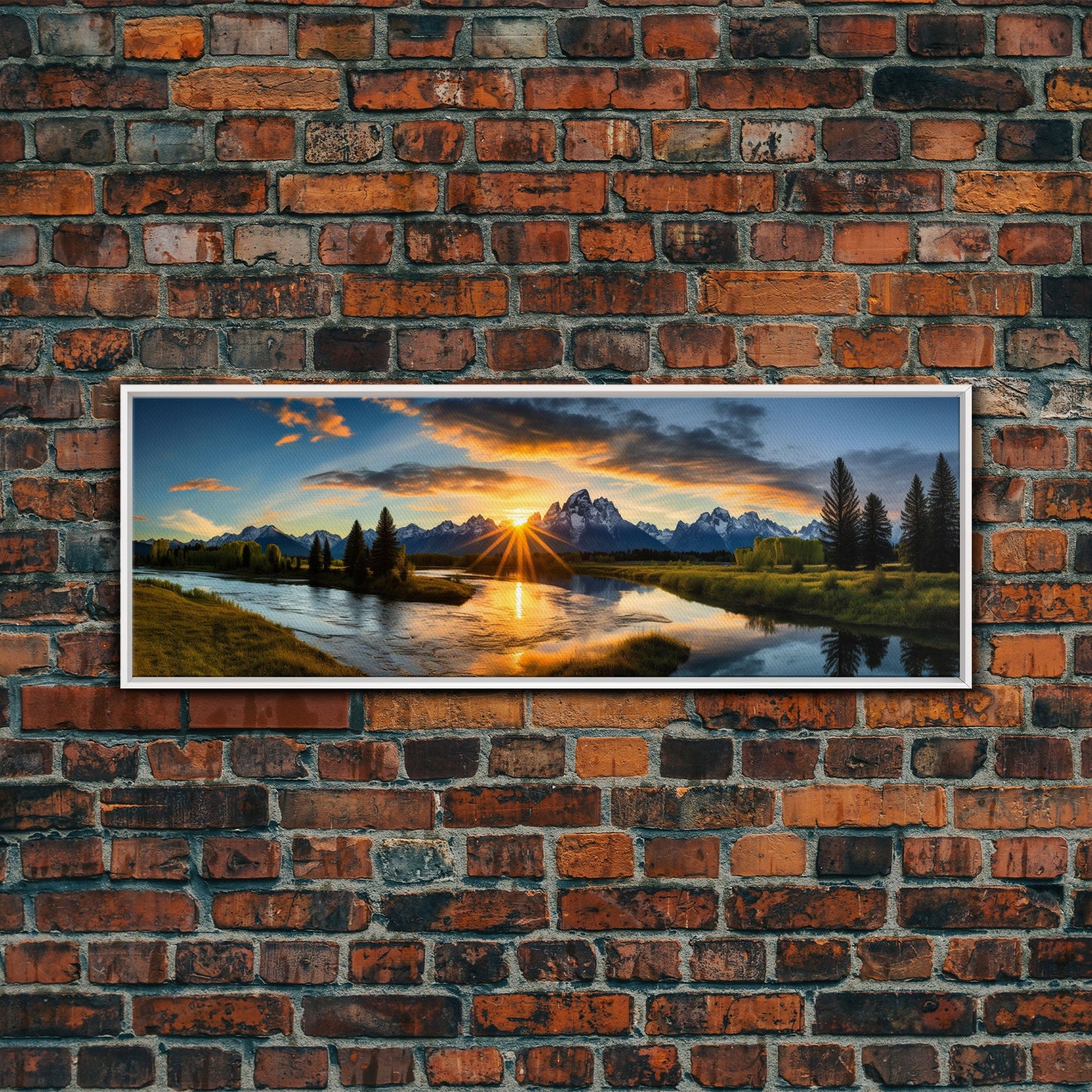 Grand Teton National Park Panoramic Print – Extra Large Wall Art