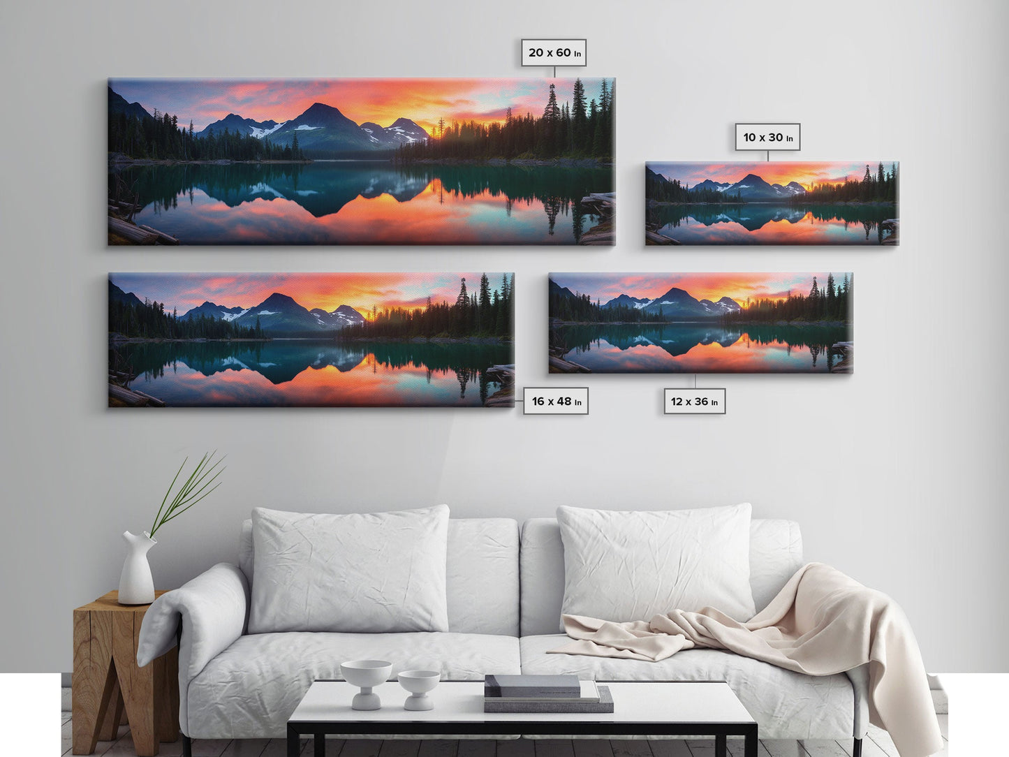 North Cascades National Park Panoramic Print – Extra Large Wall Art