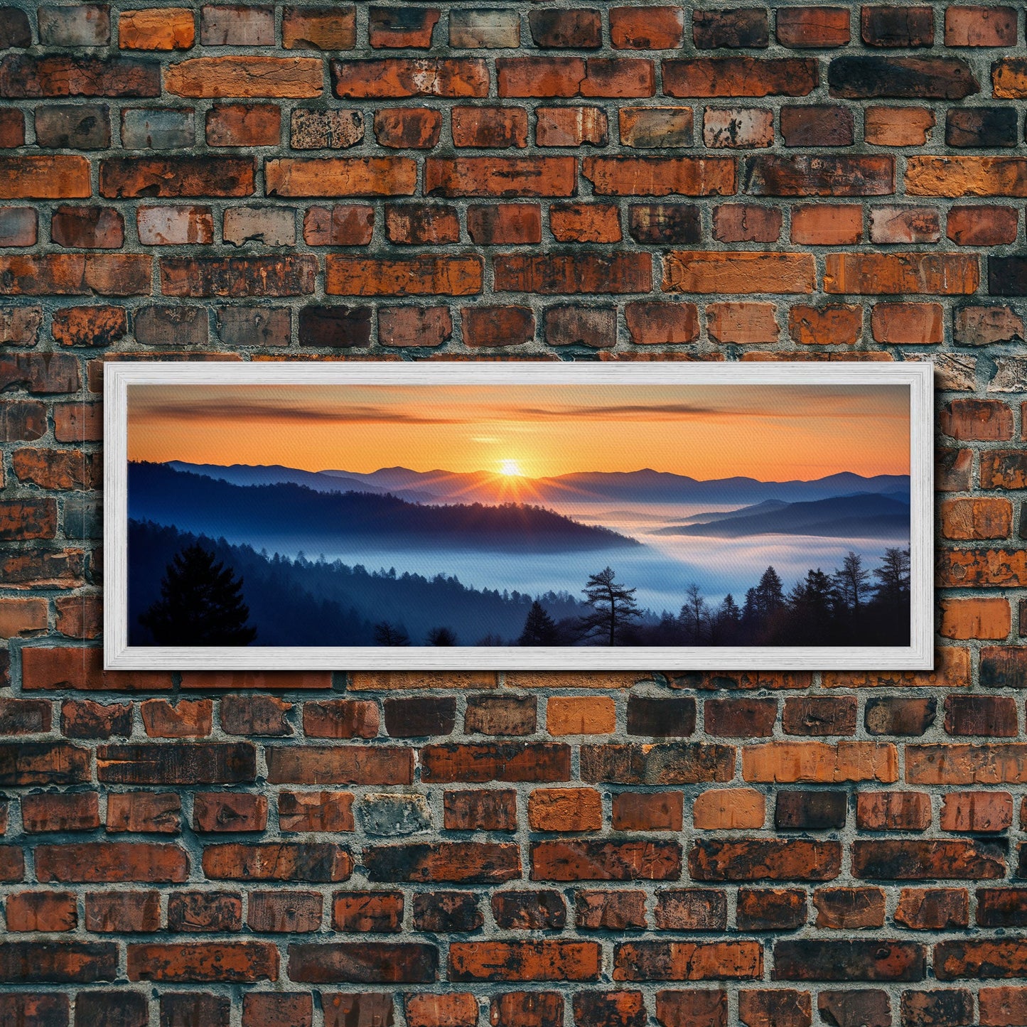 Great Smoky Mountains Panoramic Print – Extra Large Wall Art