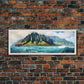 Na Pali Coast Hawaii Panoramic Print – Extra Large Wall Art