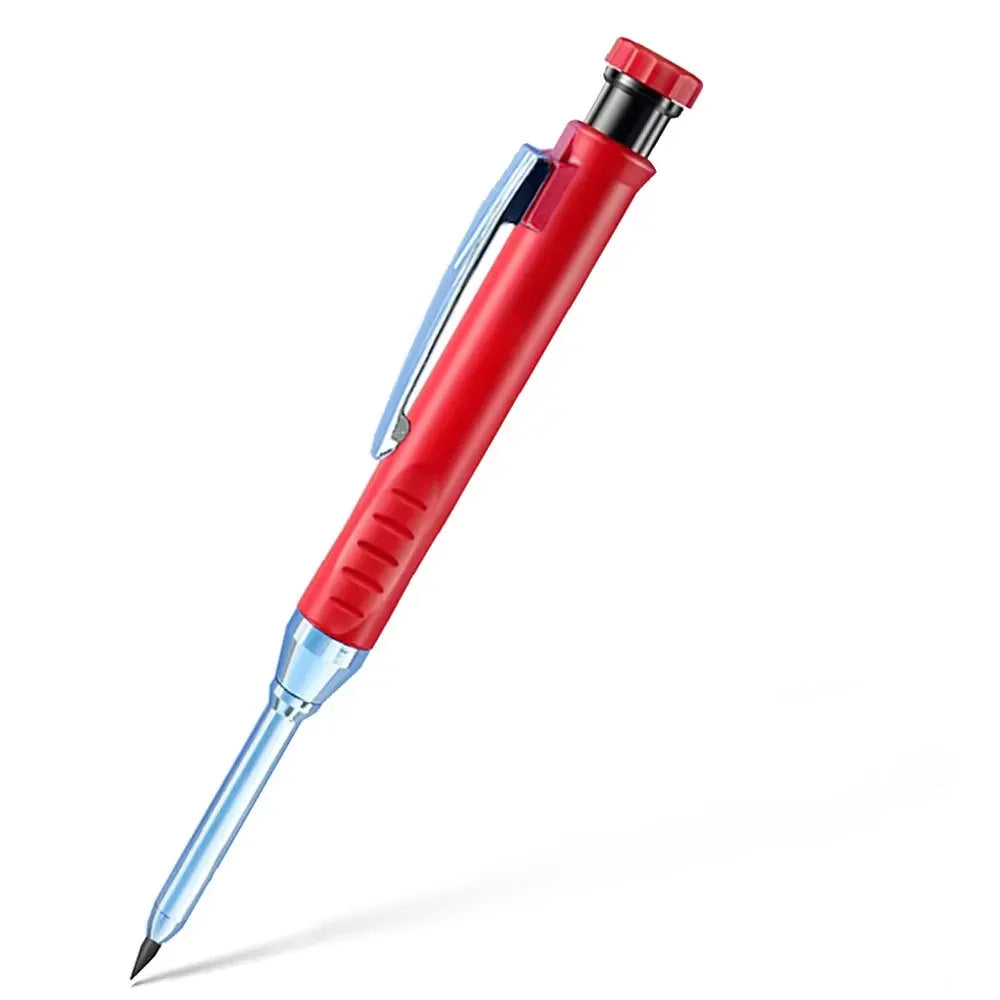 Solid Carpenter Pencil – Mechanical Woodworking Pencil with Refill