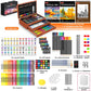 Art Supplies, 192-Pack Deluxe Art Set Drawing Painting Supplies Art Kit with ...