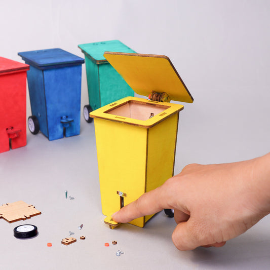 Build & Paint Mini Trash Cans (Set of 2) – Fun Desk Décor & Craft Project