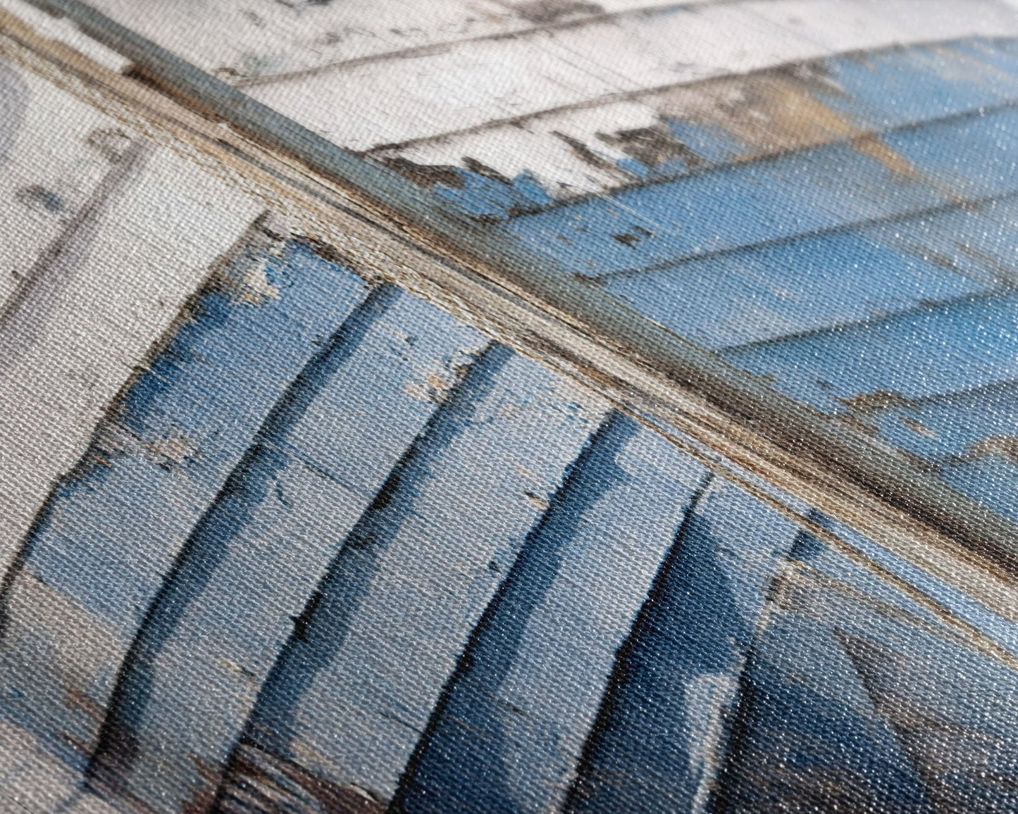 Old Wooden Ship Canvas Print – Nautical Coastal Wall Art