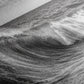 Black and White Ocean Photography – Panoramic Wall Art Canvas