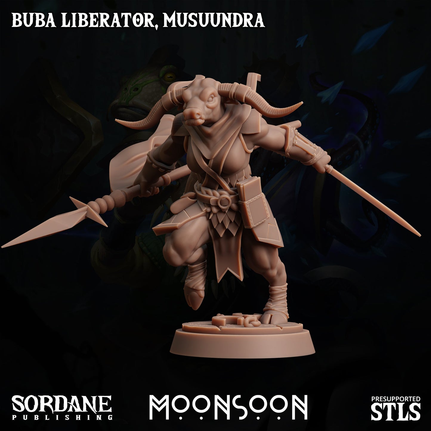 3D Printed Buba Freedom Fighter Miniatures – Musuundra Moonsoon D&D