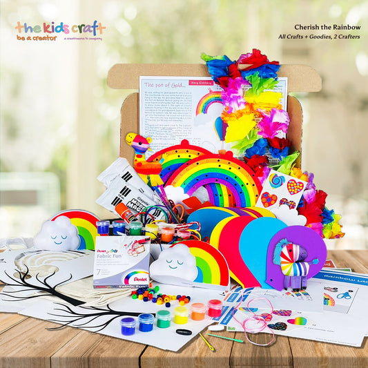 Cherish the Rainbow – DIY Crafts Box for Kids and Adults