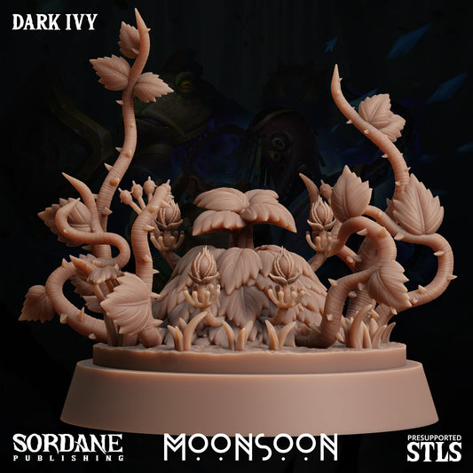 3D Printed Dark Ivy Miniature – Moonsoon 28-32mm D&D