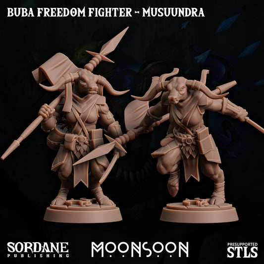3D Printed Buba Freedom Fighter Miniatures – Musuundra Moonsoon D&D