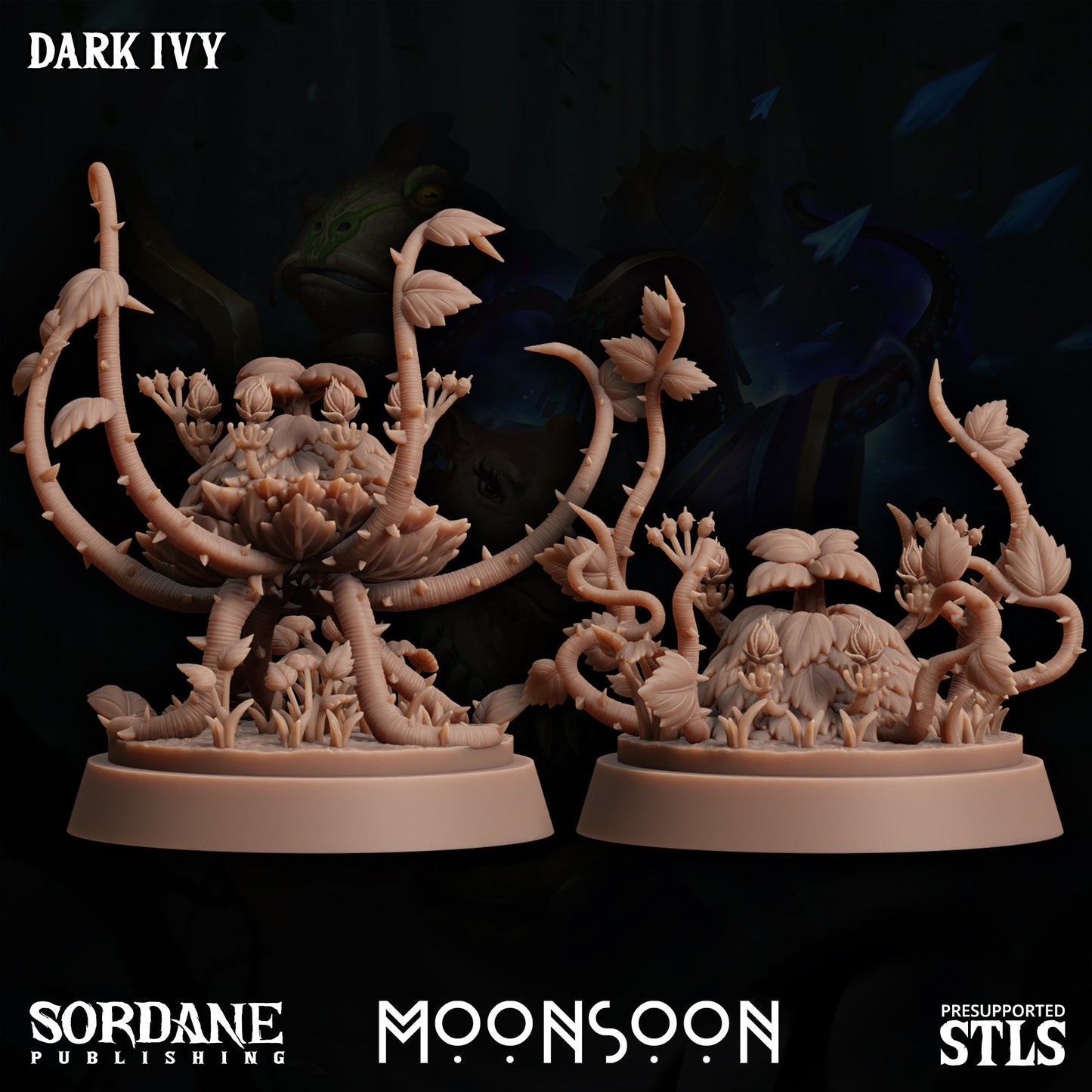 3D Printed Dark Ivy Miniature – Moonsoon 28-32mm D&D