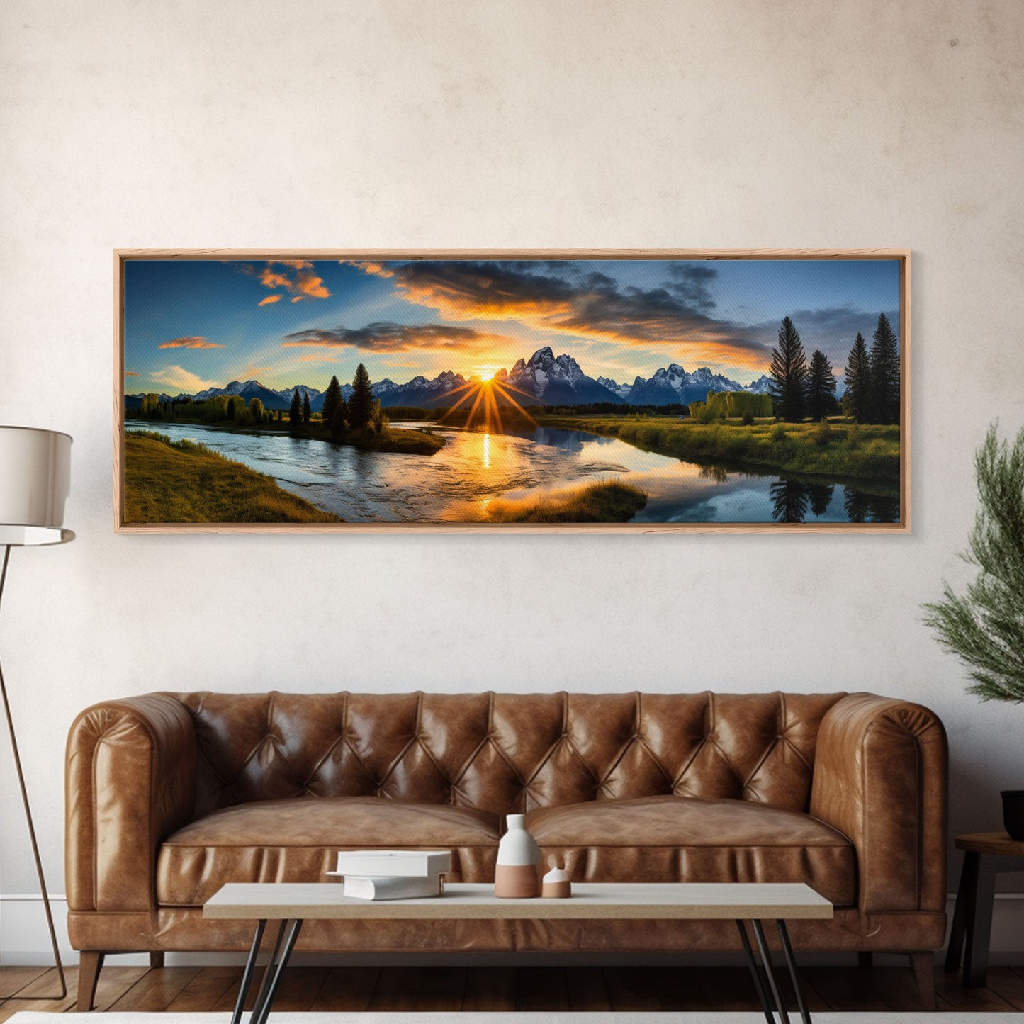 Grand Teton National Park Panoramic Print – Extra Large Wall Art