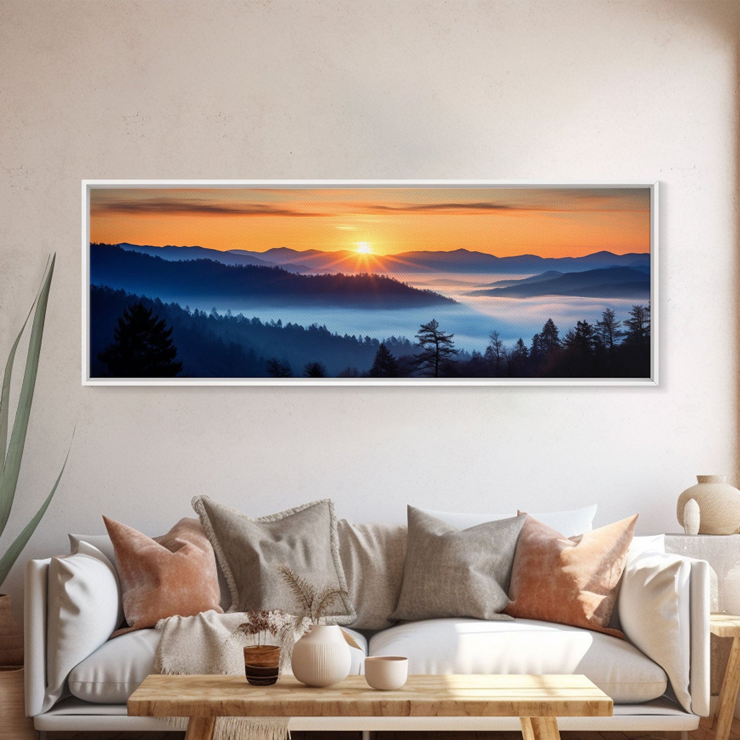 Great Smoky Mountains Panoramic Print – Extra Large Wall Art