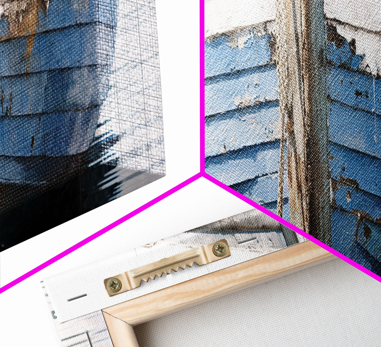 Old Wooden Ship Canvas Print – Nautical Coastal Wall Art