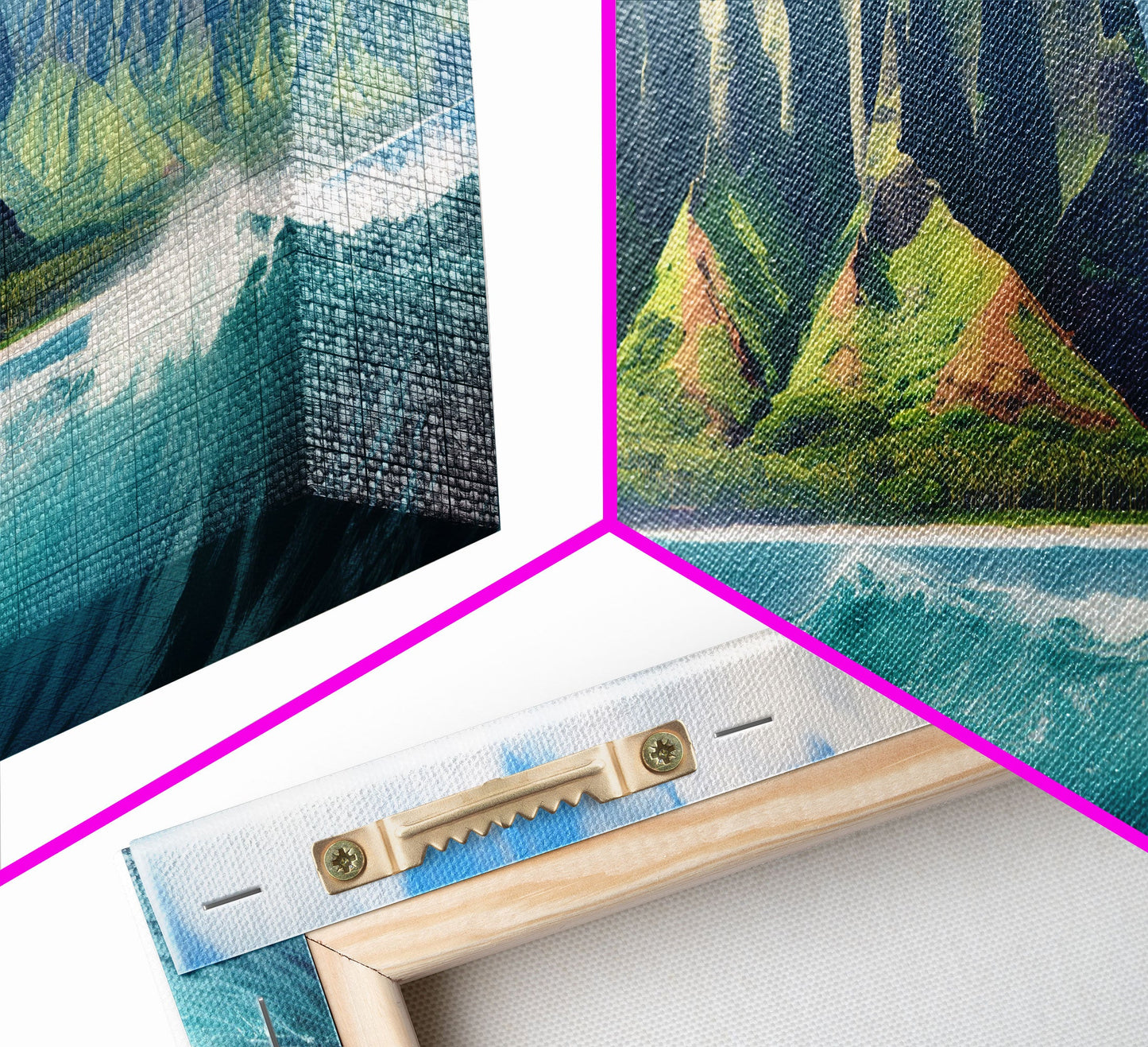 Na Pali Coast Hawaii Panoramic Print – Extra Large Wall Art