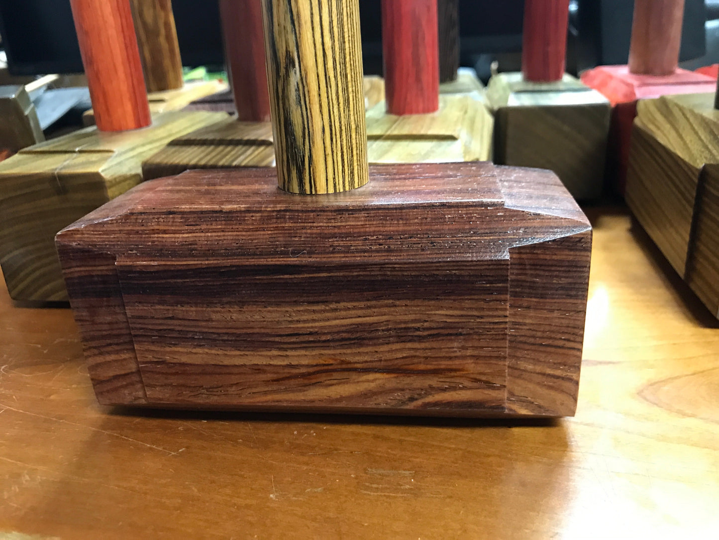 FULL SIZE -  Thor's Hammer Woodworking Mallet Mjolnir from Exotic Wood