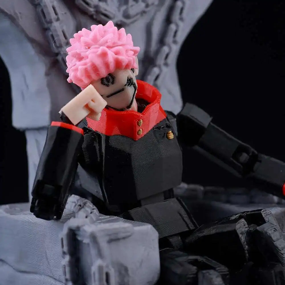Jujutsu Kaisen 3D Printed Anime Figurines – Gojo, Yuji, Sukuna
