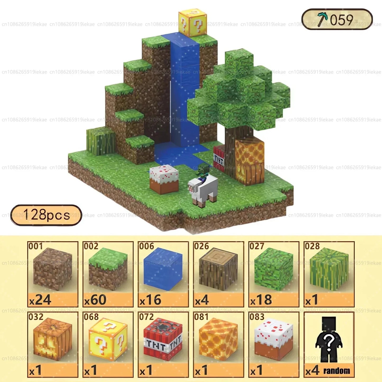 Magnetic Building Blocks – Mine World Cube Set STEM Toy