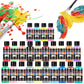 24-Color Acrylic Paint Set – Bottled Fabric & Leather DIY Paint