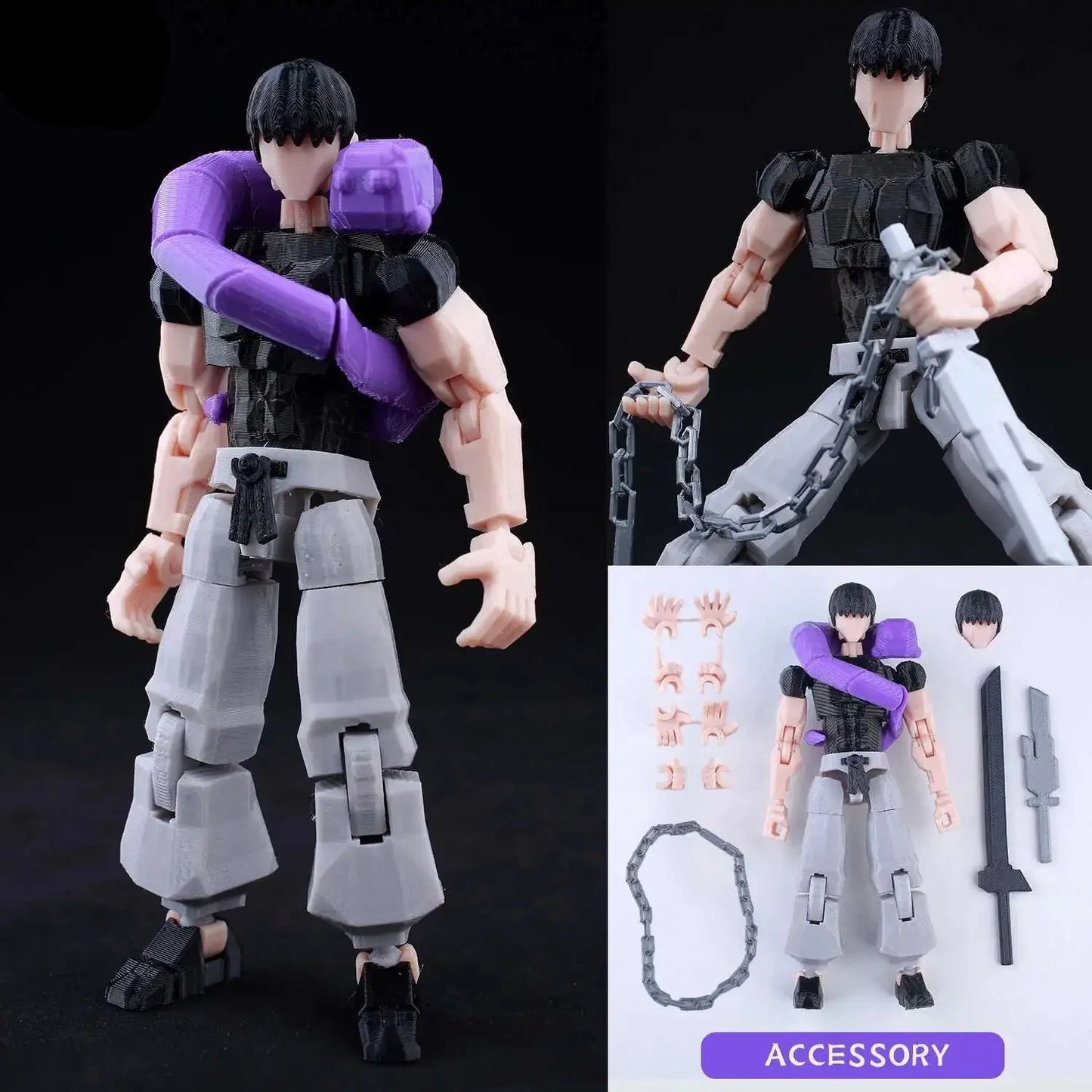 Jujutsu Kaisen 3D Printed Anime Figurines – Gojo, Yuji, Sukuna