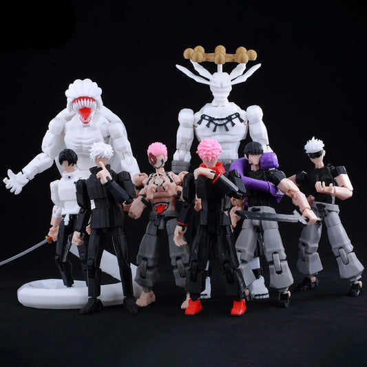 Jujutsu Kaisen 3D Printed Anime Figurines – Gojo, Yuji, Sukuna