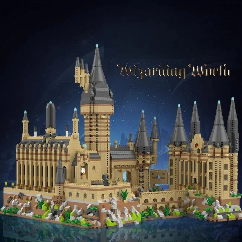 Magic Castle Micro Building Blocks – Light-Up Street View Kit