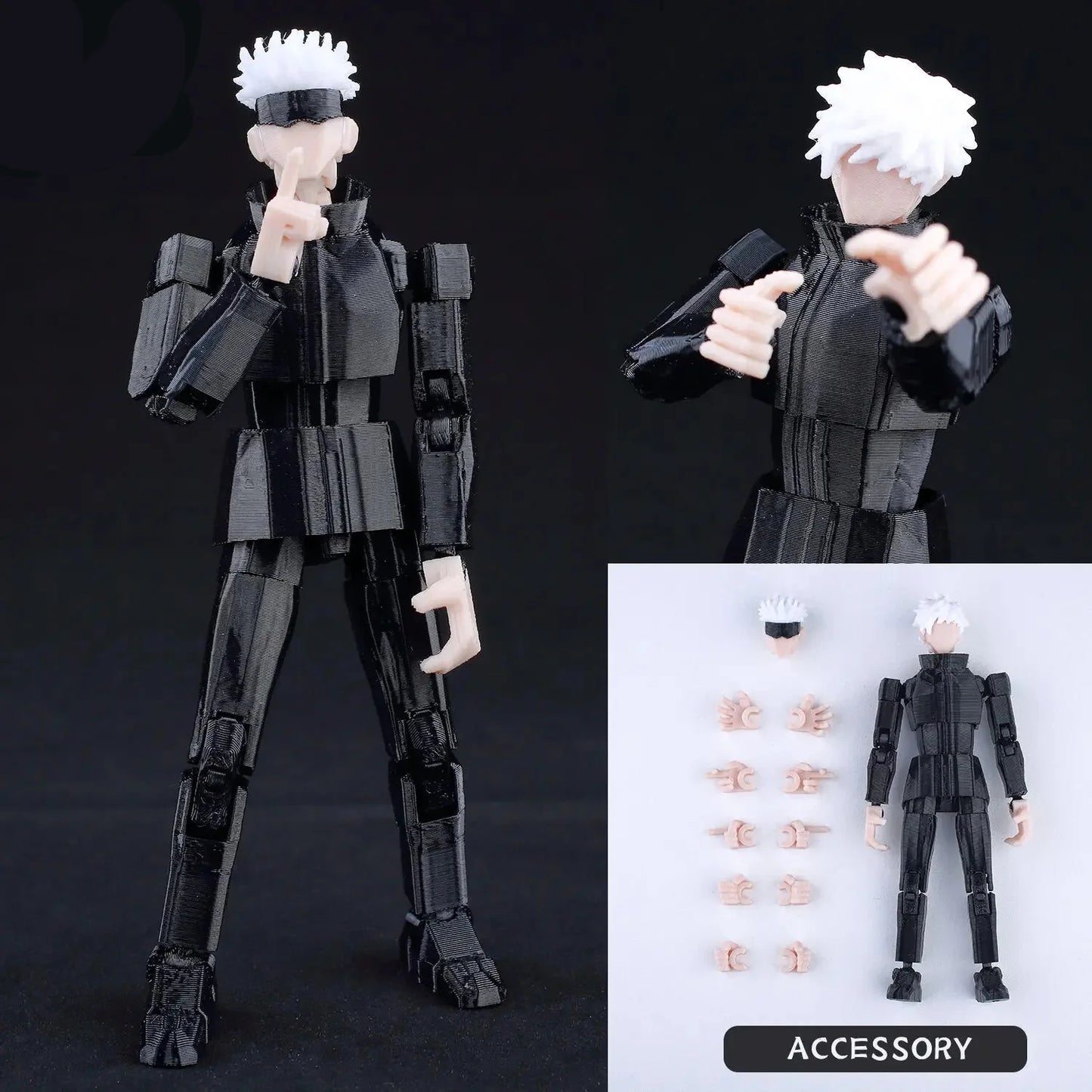 Jujutsu Kaisen 3D Printed Anime Figurines – Gojo, Yuji, Sukuna