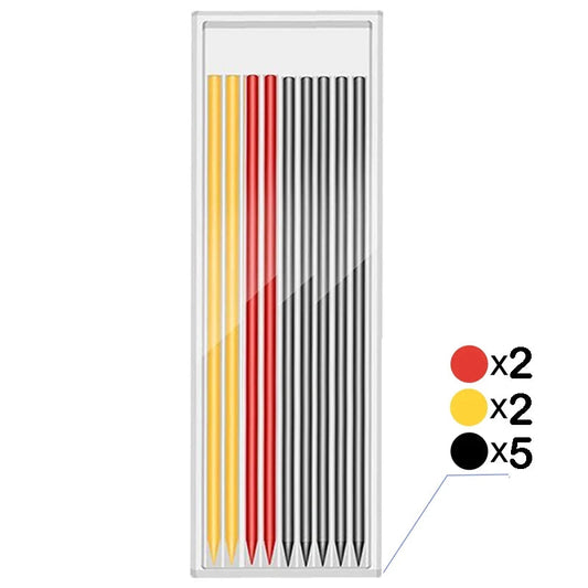 Solid Carpenter Pencil – Mechanical Woodworking Pencil with Refill