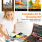 Art Supplies, 192-Pack Deluxe Art Set Drawing Painting Supplies Art Kit with ...