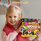 Klever Kits Wooden Glow-in-the-Dark Painting Craft Kit for Kids 6-12