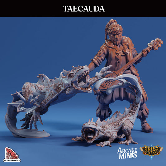 3D Printed Taecuauda Lizards Miniatures – D&D Adventure Gaming Figures
