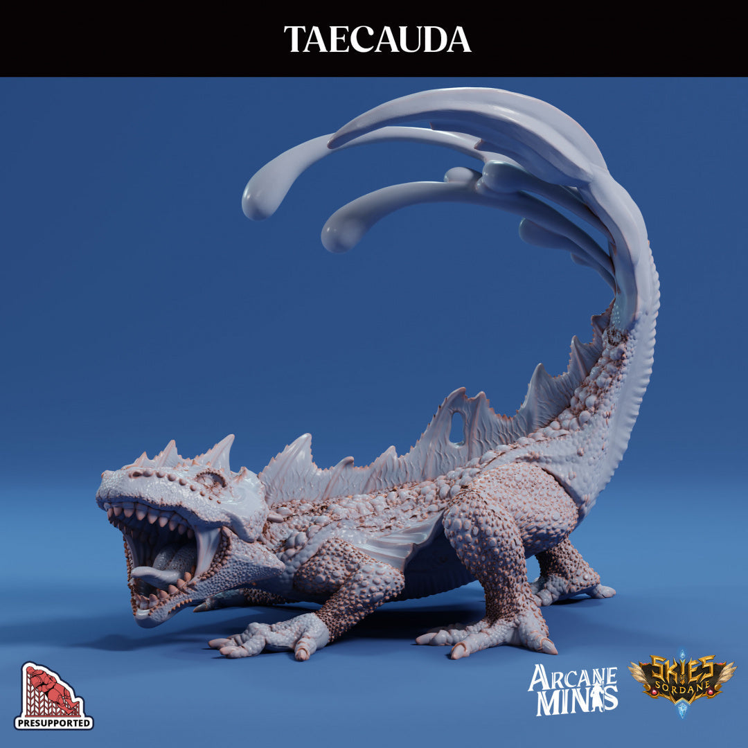 3D Printed Taecuauda Lizards Miniatures – D&D Adventure Gaming Figures
